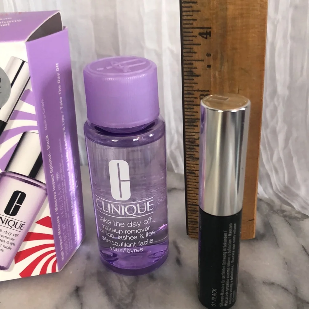 CLINIQUE Take the Day off Makeup remover & High impact black mascara 3.5 ml NWT
